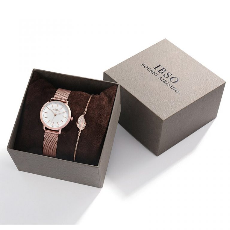 Luxury Bracelet Watches Set For Women Fashion Geometric