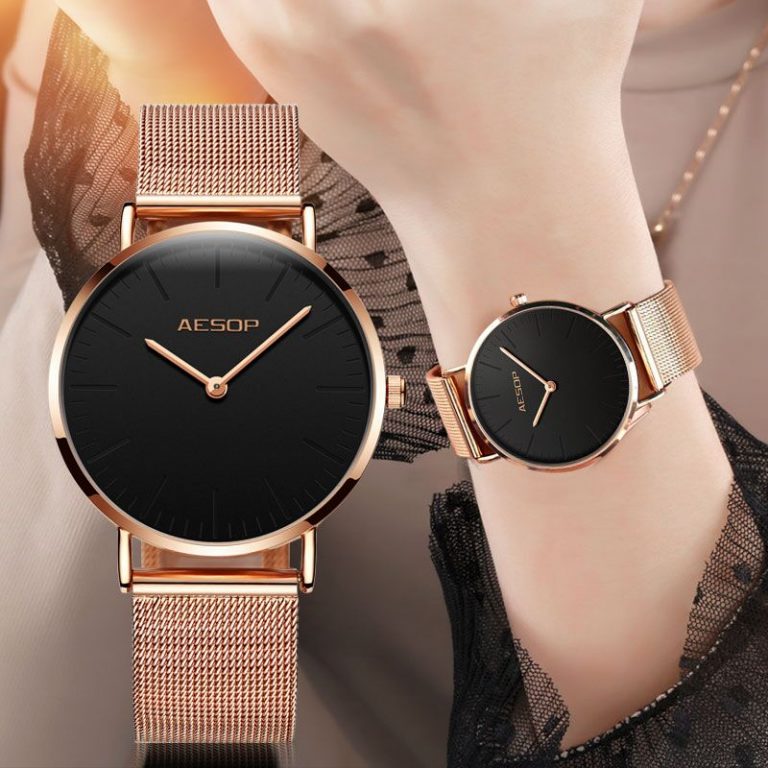 AESOP 7mm Ultra thin Women Ladies Quartz