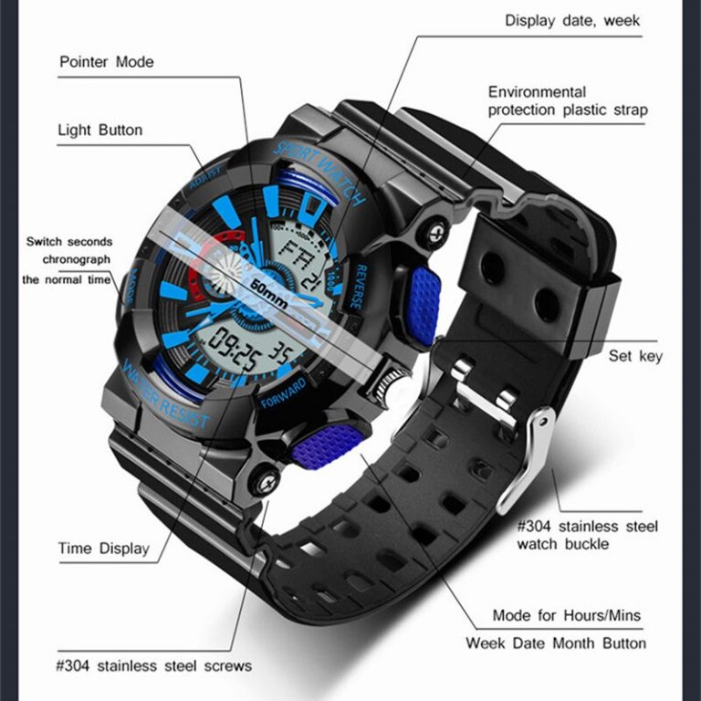 Men's Digital Watch: Rugged Elegance for Every Occasion