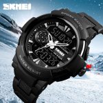 Waterproof Chrono Digital Quartz Watch Men