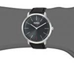 HUGO by Hugo Boss Watch with Leather Strap, Black 