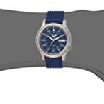 Seiko Automatic Stainless Steel Watch with Blue Band