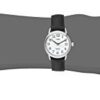 Black Timex Indiglo Leather Strap Watch