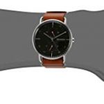 Brown Skagen Leather Watch Analog Stainless Steel