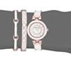Rose Gold-Tone and White Bangle Watch and Bracelet Set Anne Klein