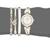 Bangle Watch and Swarovski Crystal Accented Bracelet Set