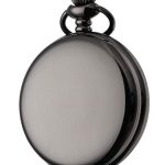 Steampunk Vintage Pocket Watch,Stainless Steel Quartz