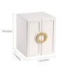Watches Case with 5 Drawers White