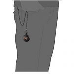 SIBOSUN Skeleton Pocket Watch Special 12-Little-Window Case
