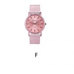 Wrist Watch Ultra Thin Minimalist Luxury Mesh Bracelet
