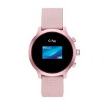 Blush/Pink Michael Kors MKGO Touchscreen Aluminum and Silicone Smartwatch