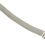 Speidel Expansion Watch Band Watch with Silver Rhinestones