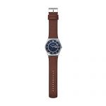 Skagen Brown Leather Watch Analog