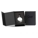 Elegance in Time: Engravable Pocket Watch with Navy Blue Dial