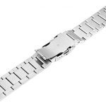 Stainless Steel Watch Band with Deployment Lock Buckle