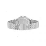 Casio Ladies Silver Tone Digital Retro Watch
