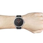 Leather Strap HUGO Stainless Steel Quartz Watch