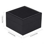  Watch Gift Box Black PU Leather Single Watch Gift Case