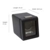 Roadster Single Watch Winder with Cover - The Ultimate Timepiece Care Solution