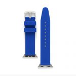 Flat Royal Blue SILCONE 22MM for 38MM Apple Watch