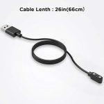 2-Pack Replacement Charger Cable for Letsfit ID205L Smartwatch