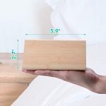 Electime Digital Alarm Clock Wooden Clock LED Time Display