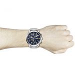HUGO #CHASE Men's Multifunction Stainless Steel Casual Watch - Silver Elegance