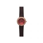 Brown Calfskin Synthetic Sapphire Women's Watch