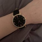 Wristology Black Leather 18mm Watch Band - Quick Release