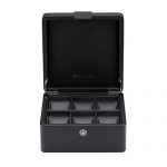 6-Slot Watch Box Organizer Collector Wooden
