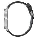 Hugo Boss Black Stainless Steel Quartz Watch with Leather Strap