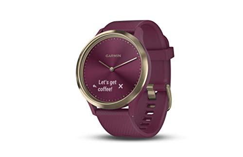 Garmin vivomove HR Sport, Hybrid Smartwatch for Men and Women
