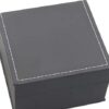 Luxury Black Single Watch Gift Box with Pillow PU Leather