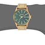 NIXON Sentry SS A356 - Gold Green Sunray - 100m Water Resistant