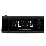 USB Charging Alarm Clock Radio with Time Projection