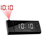USB Charging Alarm Clock Radio with Time Projection