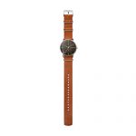Brown Skagen Leather Watch Analog Stainless Steel