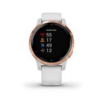 White/Rose Gold Garmin Vivoactive 4S Smartwatch