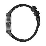 Black Hugo Boss Silicone Strap Watch