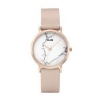 CLUSE La Roche Petite Rose Gold White Marble Women's