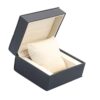 Luxury Black Single Watch Gift Box with Pillow PU Leather