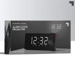 Projection Alarm Clock Dual Alarms with FM Radio Function