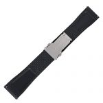 Silicone Watch Band Wristwatch Safety Folding Clasp