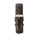 Ethan Eliot Brown Croc Minimalist Men's Watch White Face