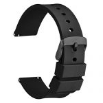 WOCCI Silicone Watch Band 22mm, Soft Rubber Replacement Straps