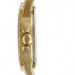 Jessica Simpson Women's Crystal Encrusted Stainless Steel