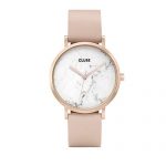 CLUSE La Roche Rose Gold White Marble Women's Watch