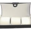 Vegan Leather Travel Watch Case Roll Organizer