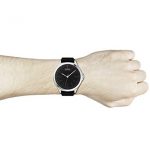 Black Watch with Leather Calfskin Strap HUGO