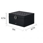 2-Layer Jewelry Organizer with Mirror - Stylish and Secure Jewelry Storage for Women